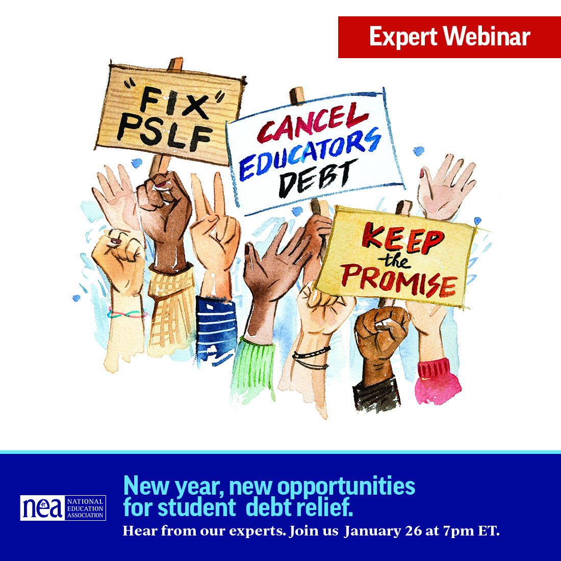 Read more about the article NEA student debt resources