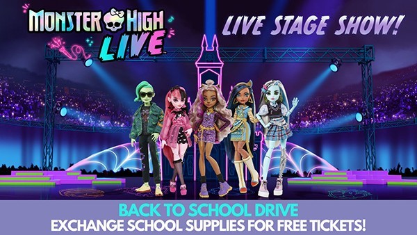 Read more about the article Exchange school items for tickets to Monster High Live!