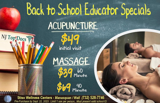Read more about the article Back to School deals from Stiso Wellness Centers