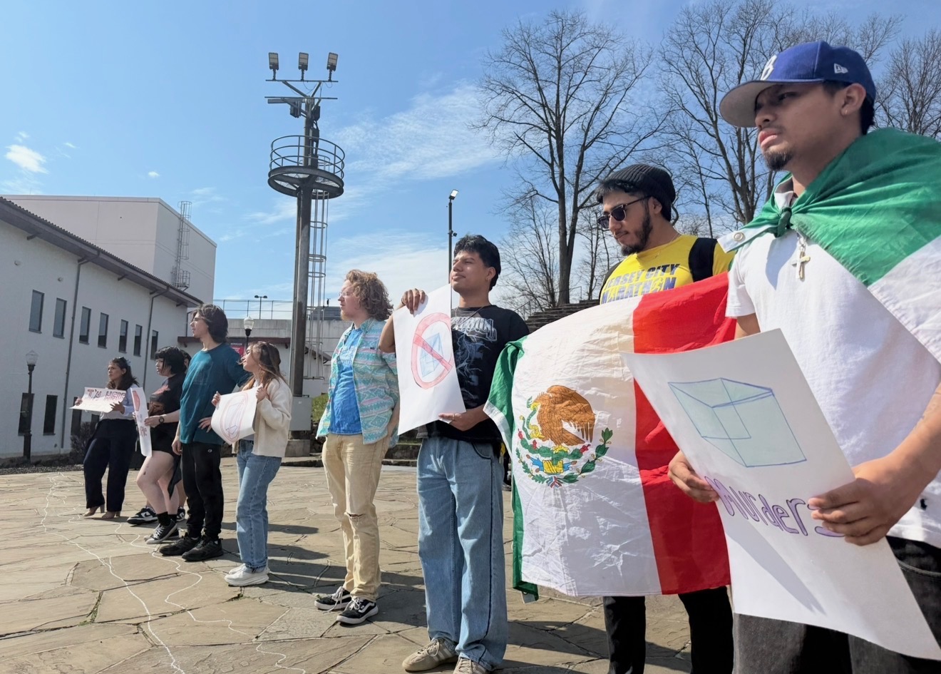 Read more about the article Students unite at Montclair ICE walkout