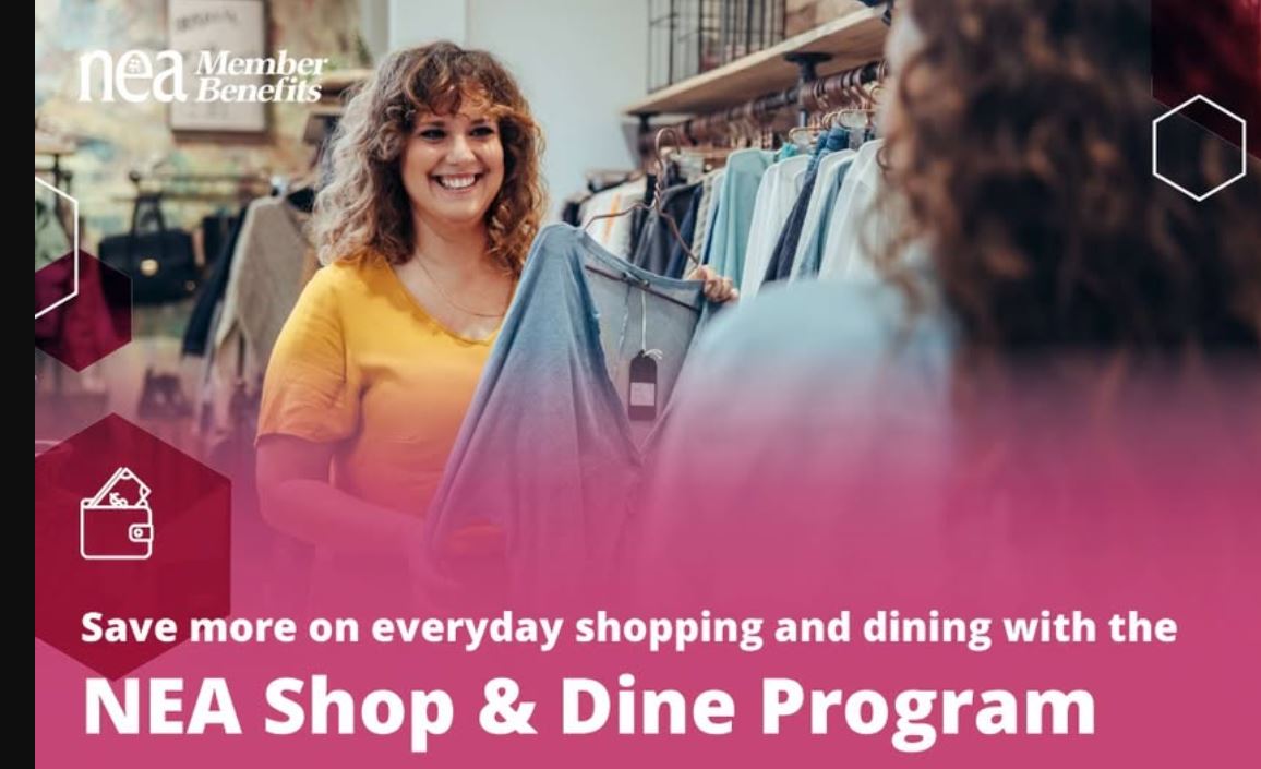 Read more about the article New Discount Program – Explore the NEA Shop and Dine Program