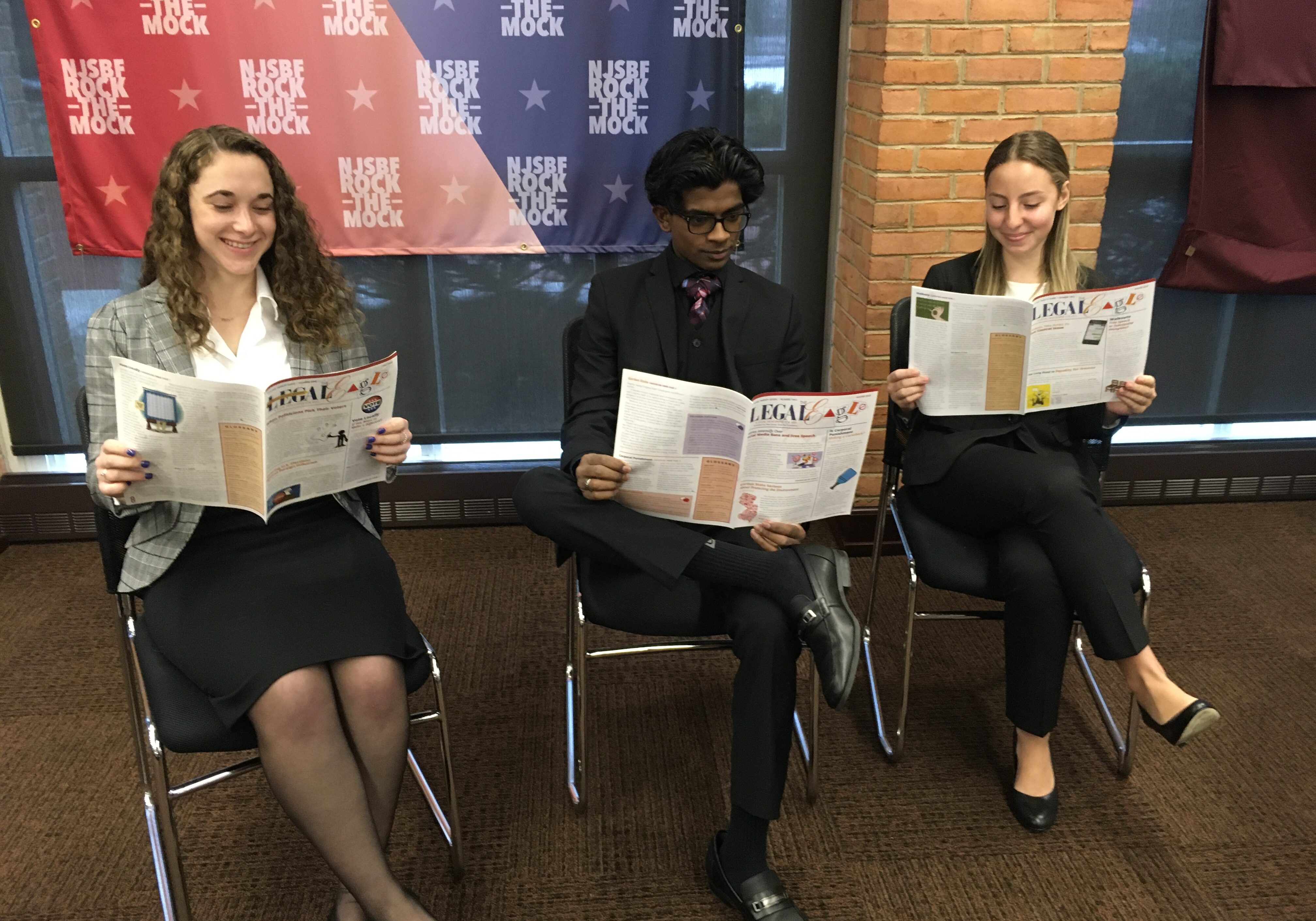 High school students check out the latest issue of Respect.
