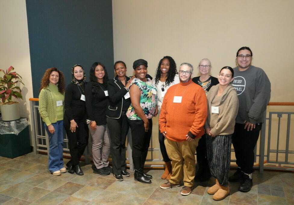 Meet the NJEA Justice and Equity Fellowship – Cohort 1 members. From left: Sari Alburtus (lead), Thuraya Zeidan (lead), Karin Abercrombie (fellow), Beverley Senior (lead), Linda Miller (lead), Brittany Lamb (lead), Micah G. Desiante (lead), Karen Hopson (fellow), Paulina Vas (fellow) and Matthew Yuro (fellow). Not pictured: Carla Brunelle (fellow) and Tamar LaSure-Owens (fellow). 