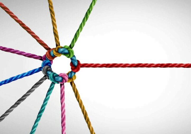 strings tied together