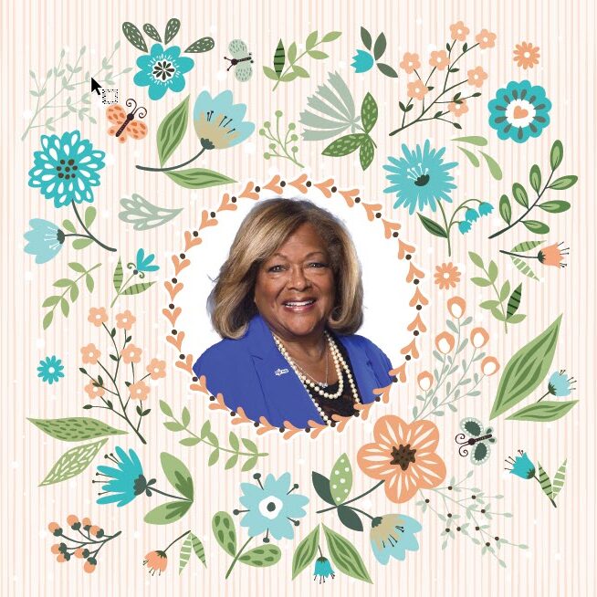 Joan Wright Celebration Invitation