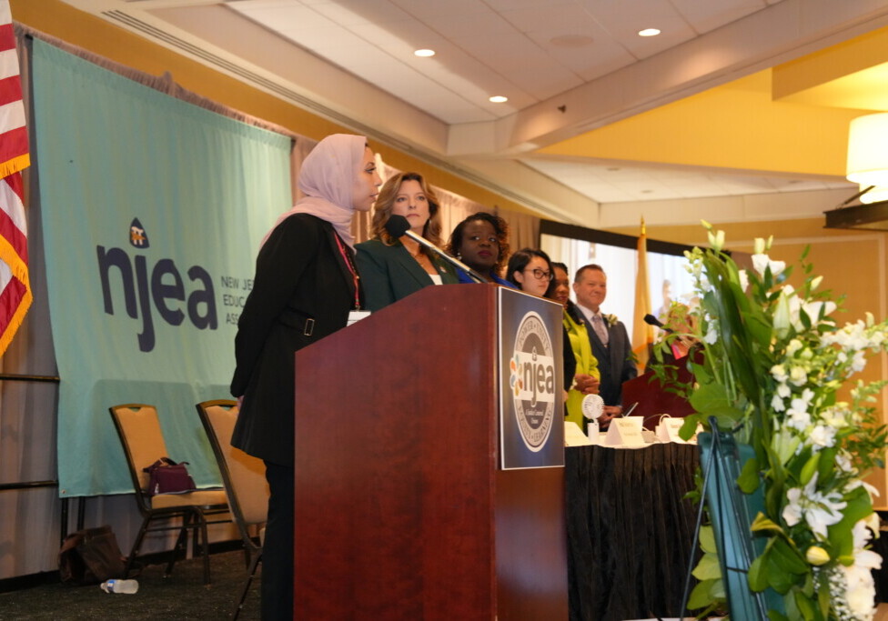 NJEA inducts Beatty, Robertson and Dare into office - Maryam Sarhan, 