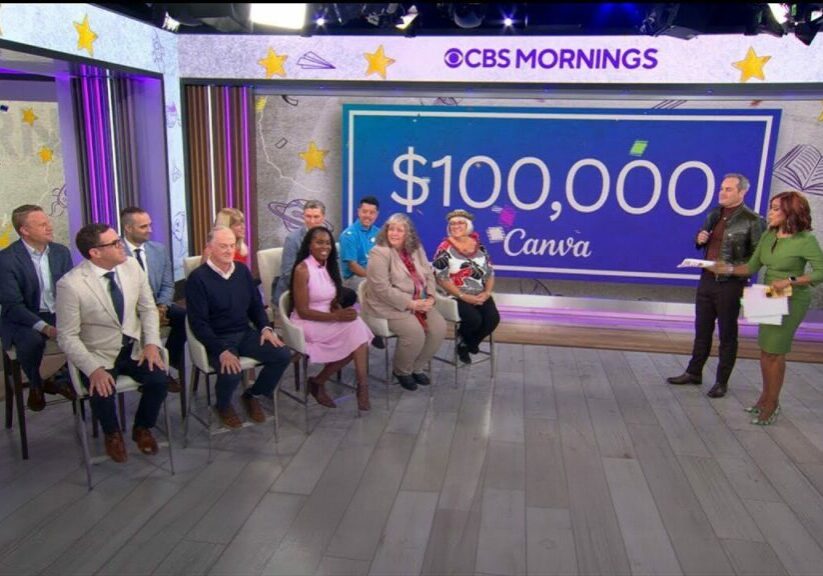 National Teachers Hall of Fame Inductees featured on “CBS Mornings.”