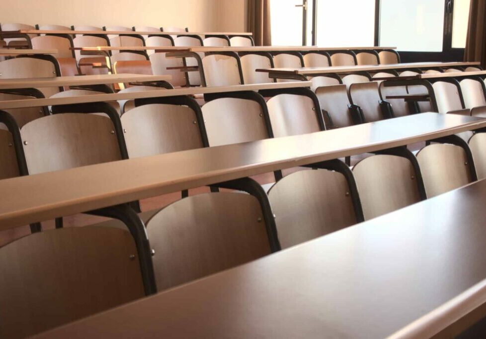 empty classroom 