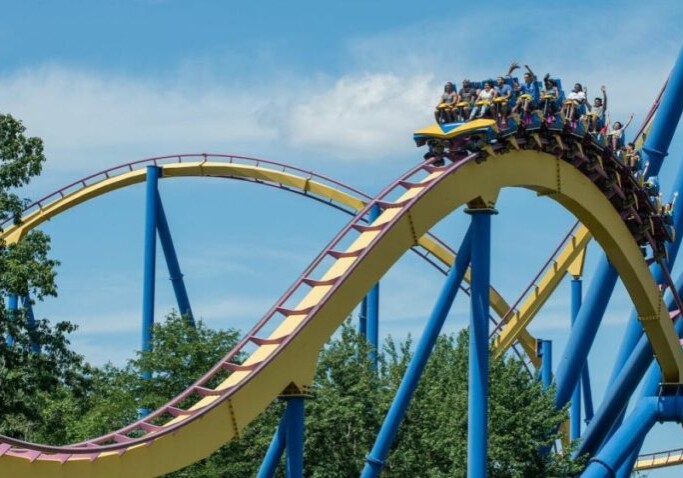 Six Flags Great Adventure roller coaster